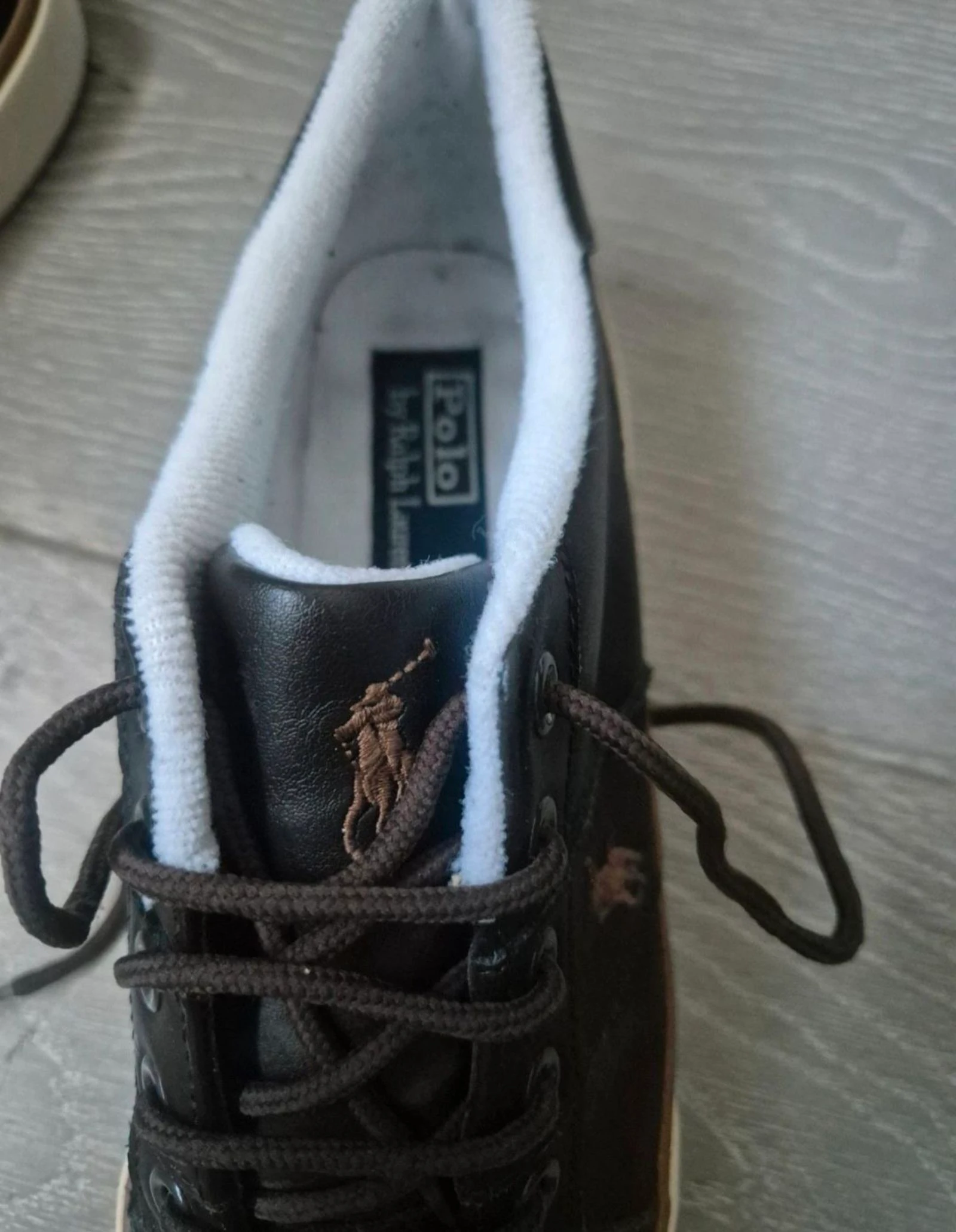 Tênis marrons. Polo Ralph Lauren. Tamanho 42.5 – photo 2